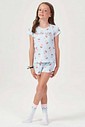 Short Doll Manga Curta Infantil Feminino
