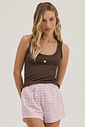 Pijama Feminino Regata Com Shorts Pijama Feminino Regata Com Shorts