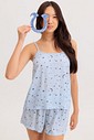Pijama Feminino Alça Com Shorts