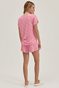 Pijama Feminino Manga Curta Com Shorts Pijama Feminino Manga Curta Com Shorts