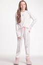 Pijama Feminino Infantil Manga Longa com Calça