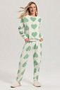 Pijama Feminino Manga Longa Com Calça