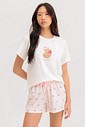 Pijama Feminino Manga Curta Com Shorts Pijama Feminino Manga Curta Com Shorts