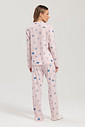 Pijama Feminino Manga Longa Americano Com Calça Pijama Feminino Manga Longa Americano Com Calça