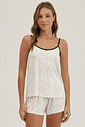 Pijama Feminino Alça Com Shorts Pijama Feminino Alça Com Shorts