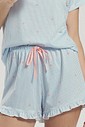 Pijama Feminino Manga Curta Com Shorts