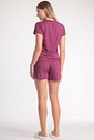 Pijama Feminino Manga Curta Com Shorts