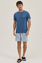 Pijama Masculino Manga Curta Com Bermuda Pijama Masculino Manga Curta Com Bermuda