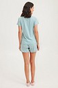 Pijama Feminino Manga Curta Com Shorts