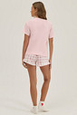 Pijama Feminino Manga Curta Com Shorts