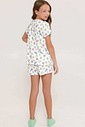 Pijama Feminino Infantil Manga Curta com Shorts