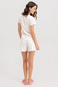 Pijama Feminino Manga Curta Com Shorts