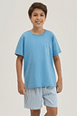 Pijama Masculino Infantil Manga Curta Com Bermuda Pijama Masculino Infantil Manga Curta Com Bermuda