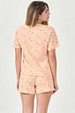 Pijama Feminino Manga Curta Com Shorts