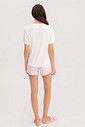 Pijama Feminino Manga Curta Com Shorts