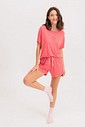 Pijama Feminino Manga Curta Com Shorts