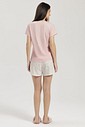 Pijama Feminino Manga Curta com Shorts
