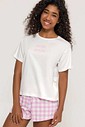 Pijama Feminino Manga Curta com Shorts