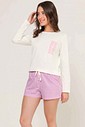 Short Doll Feminino Manga Longa