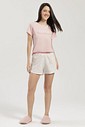 Pijama Feminino Manga Curta com Shorts