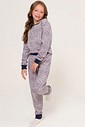 Pijama Infantil Feminino Manga Longa Com Calça