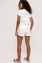 Pijama Feminino Manga Curta com Shorts