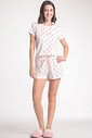 Pijama Feminino Manga Curta com Shorts