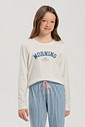 Pijama Feminino Infantil Manga Longa com Calça