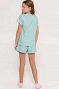 Pijama Feminino Infantil Manga Curta com Shorts Pijama Feminino Infantil Manga Curta com Shorts