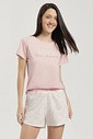 Pijama Feminino Manga Curta com Shorts