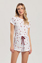 Pijama Feminino Manga Curta com Shorts Pijama Feminino Manga Curta com Shorts
