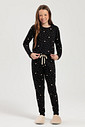 Pijama Feminino Infantil Manga Longa Com Calça Pijama Feminino Infantil Manga Longa Com Calça