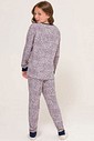Pijama Infantil Feminino Manga Longa Com Calça