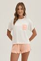 Pijama Feminino Manga Curta Com Shorts Pijama Feminino Manga Curta Com Shorts