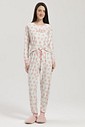 Pijama Feminino Manga Longa Com Calça