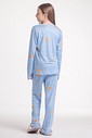 Pijama Infantil Feminino Manga Longa Com Calça