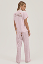 Pijama Feminino Manga Curta Com Calça Pijama Feminino Manga Curta Com Calça