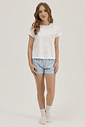 Pijama Feminino Infantil Manga Curta Com Shorts