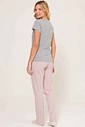 Pijama Feminino Manga Curta Com Calça