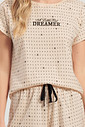 Pijama Feminino Manga Curta Com Shorts