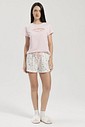 Pijama Feminino Manga Curta com Shorts