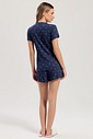 Pijama Feminino Manga Curta Com Shorts