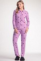 Pijama Feminino Manga Longa Americano com Calça