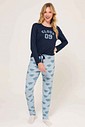Pijama Feminino Manga Longa com Calça