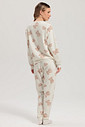 Pijama Feminino Manga Longa Com Calça