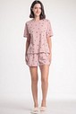Pijama Feminino Manga Curta Com Shorts