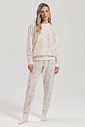 Pijama Feminino Manga Longa Com Calça