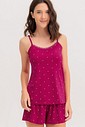 Pijama Feminino Alça Com Shorts