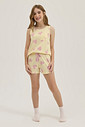 Pijama Feminino Infantil Regata Com Shorts Pijama Feminino Infantil Regata Com Shorts