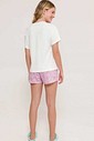 Pijama Feminino Manga Curta com Shorts